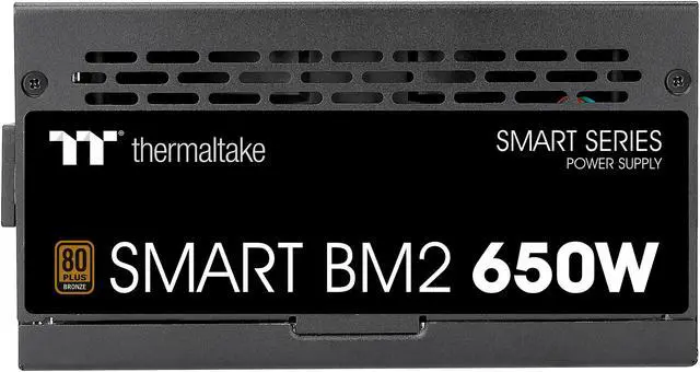 Alt view image 4 of 14 - Thermaltake Smart BM2 650W 80+ Bronze Intel Skylake’s C6/C7 States & ErP Ready 140mm Quiet Fan Japanese Capacitor Semi Modular Power Supply 5 Year Warranty, PS-SPD-0650MNFABU-1