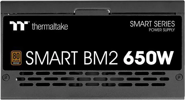 Alt view image 5 of 14 - Thermaltake Smart BM2 650W 80+ Bronze Intel Skylake’s C6/C7 States & ErP Ready 140mm Quiet Fan Japanese Capacitor Semi Modular Power Supply 5 Year Warranty, PS-SPD-0650MNFABU-1