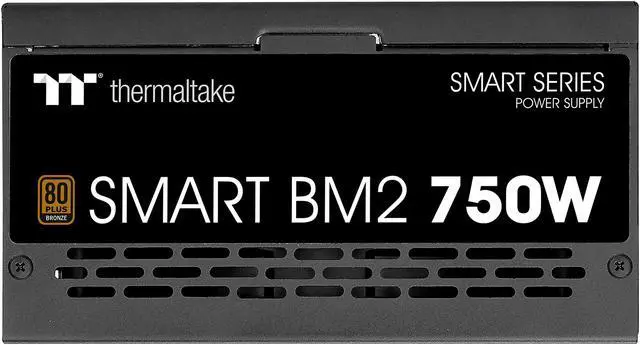 Alt view image 5 of 14 - Thermaltake Smart BM2 750W 80+ Bronze Intel Skylake’s C6/C7 States & ErP Ready 140mm Quiet Fan Japanese Capacitor Semi Modular Power Supply 5 Year Warranty, PS-SPD-0750MNFABU-1