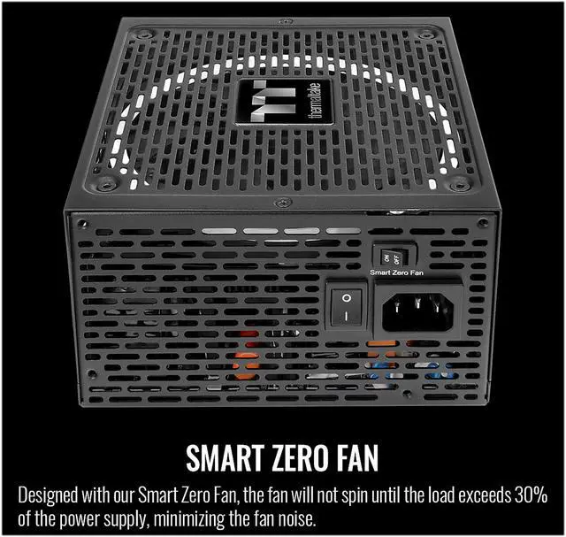 Alt view image 7 of 7 - Thermaltake Toughpower GF1 1200W 80+ Gold Analog Controlled SLI Full Modular Power Supply, Ultra Quiet 140mm Hydraulic Bearing Fan, Smart Zero Fan, 100% JP CAP PS-TPD-1200FNFAGU-1