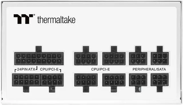 Alt view image 3 of 6 - Thermaltake Toughpower GF1 Series PS-TPD-0850FNFAGU-W 850 W ATX 12V v2.4 / EPS v2.92 80 PLUS GOLD Certified Full Modular Active PFC Power Supply - TT Premium Edition