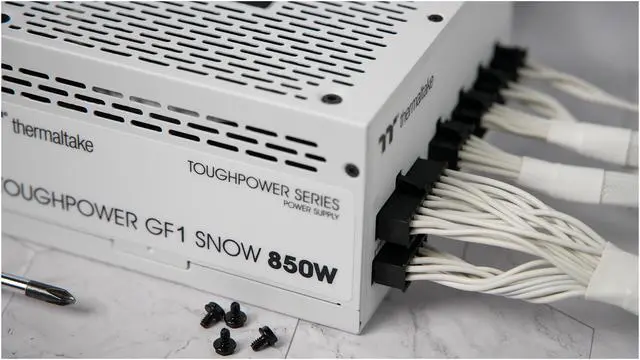 Alt view image 6 of 6 - Thermaltake Toughpower GF1 Series PS-TPD-0850FNFAGU-W 850 W ATX 12V v2.4 / EPS v2.92 80 PLUS GOLD Certified Full Modular Active PFC Power Supply - TT Premium Edition