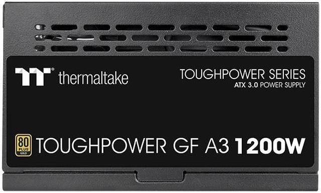 Alt view image 10 of 12 - Thermaltake Toughpower GF A3 ATX 3.0 1200W 80+ Gold Full Modular SLI/Crossfile Ready Power Supply; PCIe Gen.5 600W 12VHPWR Connector Included; PS-TPD-1200FNFAGU-L