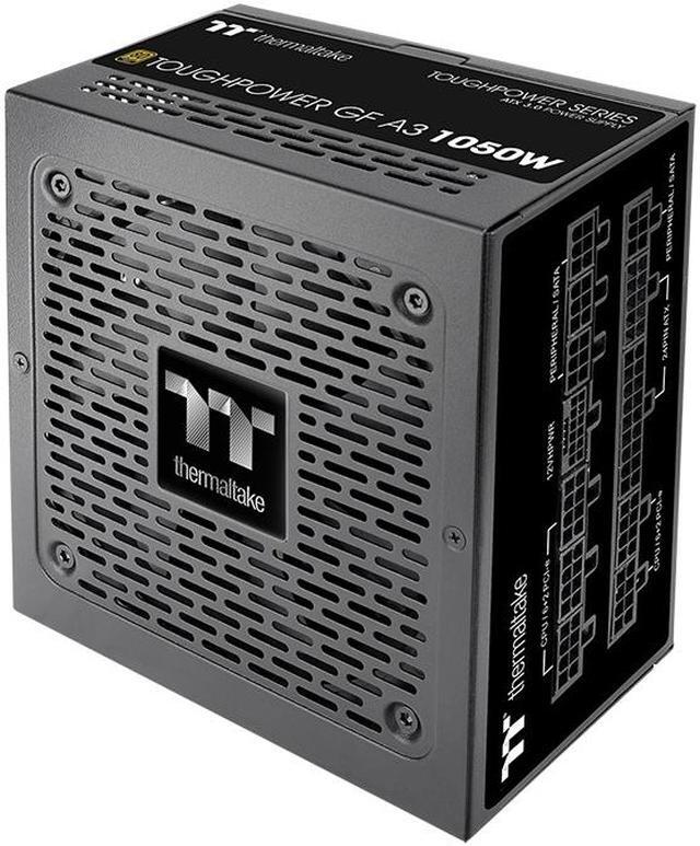Alt view image 9 of 12 - Thermaltake Toughpower GF A3 ATX 3.0 1050W 80+ Gold Full Modular SLI/Crossfile Ready Power Supply; PCIe Gen.5 600W 12VHPWR Connector Included; PS-TPD-1050FNFAGU-L)