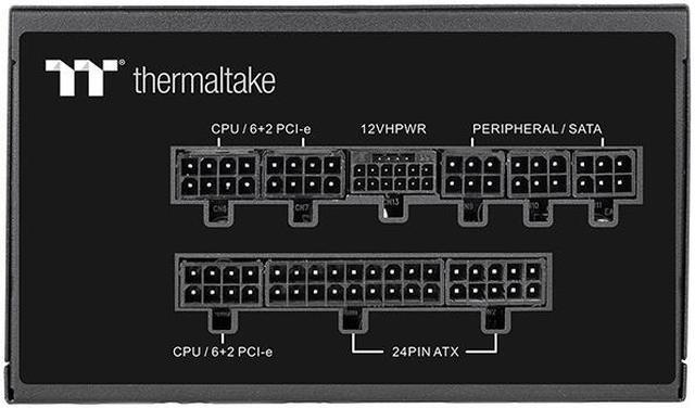 Alt view image 11 of 12 - Thermaltake Toughpower GF A3 ATX 3.0 850W 80+ Gold Full Modular SLI/Crossfile Ready Power Supply; PCIe Gen.5 450W 12VHPWR Connector Included; PS-TPD-0850FNFAGU-L)