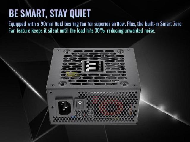 Alt view image 8 of 17 - Thermaltake Toughpower SFX 850W 80Plus Platinum; 450W 12V-2x6 Connector Included; Full Modular; 90mm Fan PS-STP-0850FNFAPU-1; 7 Year Warranty