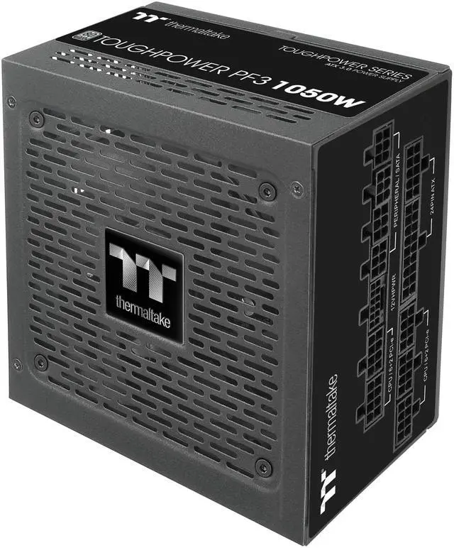 Alt view image 4 of 6 - Thermaltake Toughpower PF3 1050W 80Plus Platinum Full Modular SLI/Crossfire Ready ATX 3.0 Spec. Power Supply; PCIe 5.0 12VHPWR Connector included; 10 Year Warranty; PS-TPD-1050FNFAPU-3