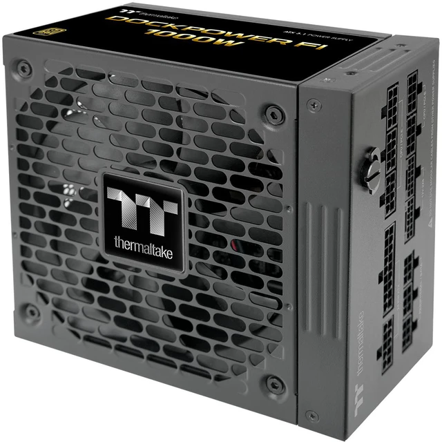 Alt view image 3 of 9 - Thermaltake Dockpower FI 1000W; ATX 3.1; Native PCIe 5.1 12V-2X6; Modular; Etched Color Matched Cables; Detachable Dock Module; 80 Plus Gold Certified; Black; PS-DCP-1000FNFAGU-2