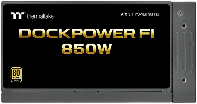 Alt view image 6 of 9 - Thermaltake Dockpower FI 850W; ATX 3.1; Native PCIe 5.1 12V-2X6; Modular; Etched Color Matched Cables; Detachable Dock Module; 80 Plus Gold Certified; Black; PS-DCP-0850FNFAGU-2