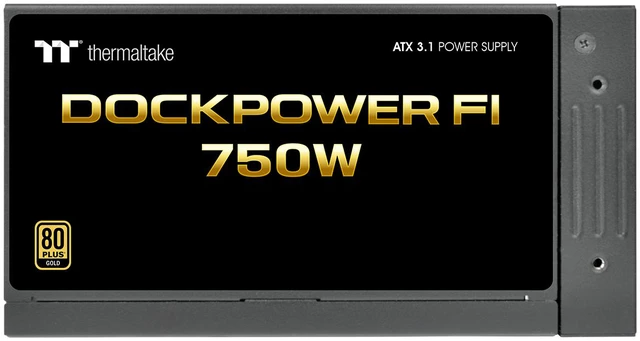 Alt view image 6 of 9 - Thermaltake Dockpower FI 750W; ATX 3.1; Native PCIe 5.1 12V-2X6; Modular; Etched Color Matched Cables; Detachable Dock Module; 80 Plus Gold Certified; Black; PS-DCP-0750FNFAGU-2