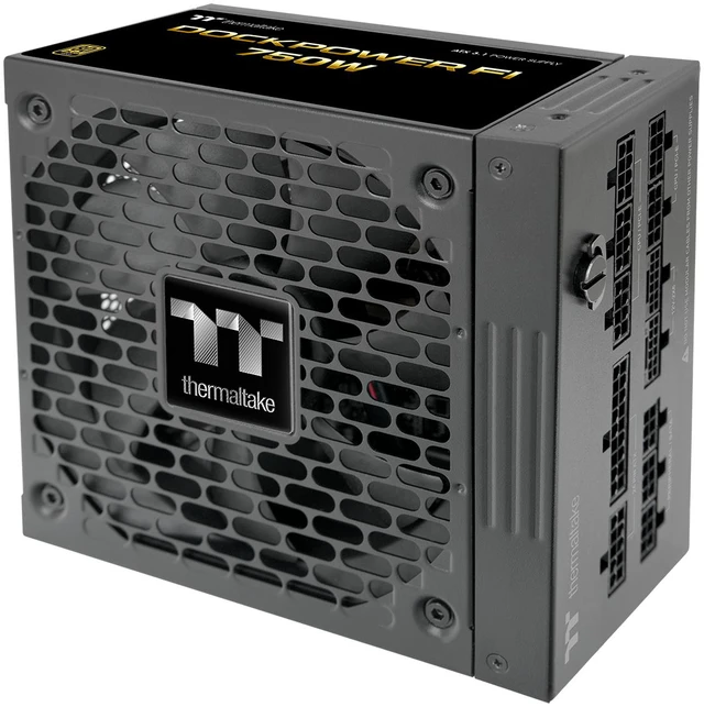 Alt view image 3 of 9 - Thermaltake Dockpower FI 750W; ATX 3.1; Native PCIe 5.1 12V-2X6; Modular; Etched Color Matched Cables; Detachable Dock Module; 80 Plus Gold Certified; Black; PS-DCP-0750FNFAGU-2