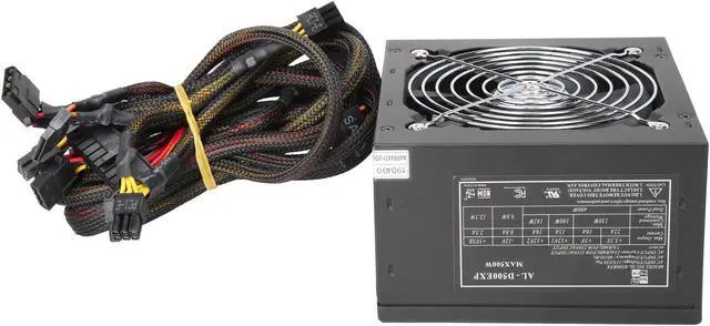 Alt view image 3 of 7 - Solytech AL-D500EXP/SL-8500BTX 500 W ATX12V Power Supply - OEM