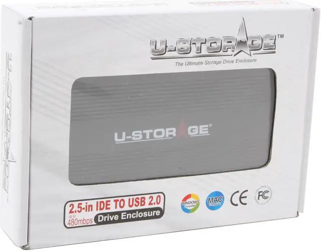 Alt view image 5 of 5 - PPA 2544 Aluminum 2.5" IDE USB 2.0 External Enclosure
