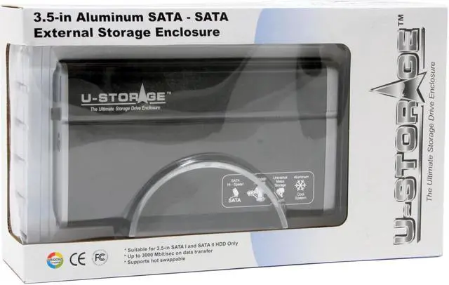 Alt view image 6 of 6 - PPA 2520 Aluminum 3.5" SATA SATA External Enclosure