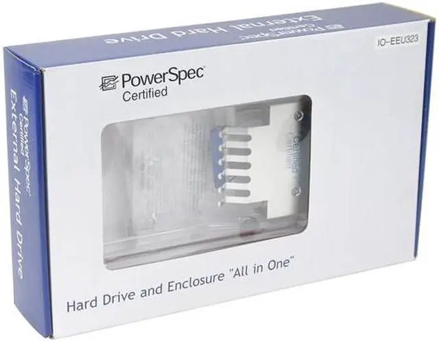 Alt view image 4 of 4 - Koutech EEU323 Plastic 3.5" IDE USB 2.0 Clear Hi-Speed External Enclosure