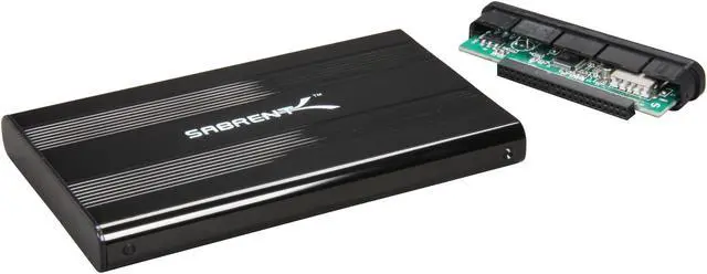 Alt view image 5 of 6 - SABRENT SBT-EKU25 Aluminum 2.5" IDE USB 2.0 External Enclosure