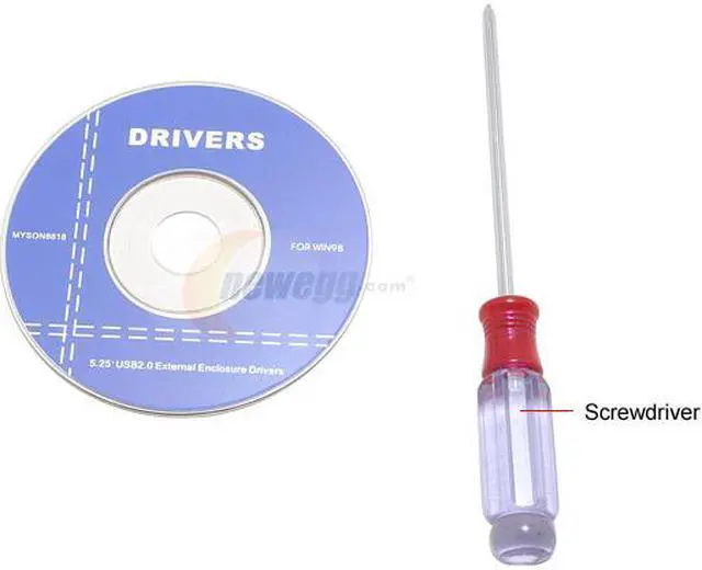 Alt view image 3 of 4 - SABRENT SBT-ESU52 Aluminum 5.25" IDE USB 2.0 External Enclosure