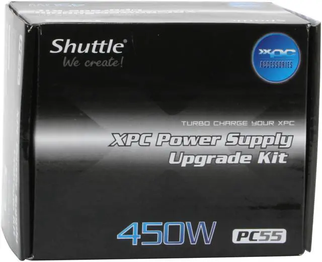 Alt view image 7 of 7 - Shuttle PC55 450 W SFF Active PFC Power Supply