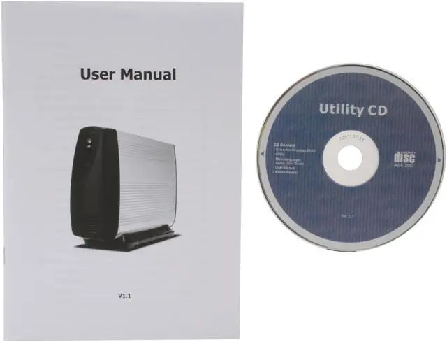 Alt view image 7 of 9 - INOi MH720-00000 3.5" Silver SATA USB 2.0 HDD Digital Media Player Enclosure
