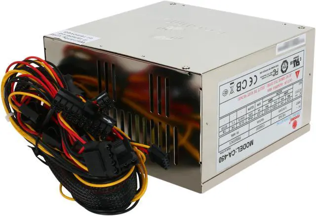 Alt view image 3 of 6 - COOLMAX CA-450 450 W ATX v2.0 Power Supply