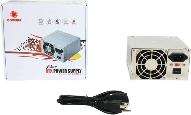 Alt view image 6 of 6 - COOLMAX CA-450 450 W ATX v2.0 Power Supply