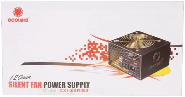 Alt view image 9 of 10 - COOLMAX CXI-600B 600W ATX12V ATX 12V v2.2 SLI Certified / CrossFire Ready and Compatible with Core i3/i5/i7 Power Supply