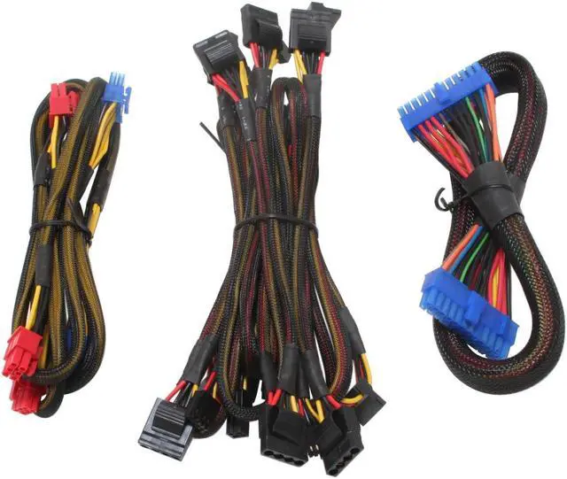 Alt view image 4 of 7 - COOLMAX CUG-700B 700W ATX12V v2.3 SLI Certified / CrossFire Ready Modular Active PFC and Compatible with Core i3/i5/i7 Power Supply
