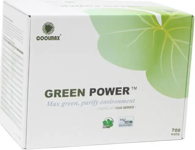 Alt view image 7 of 7 - COOLMAX CUG-700B 700W ATX12V v2.3 SLI Certified / CrossFire Ready Modular Active PFC and Compatible with Core i3/i5/i7 Power Supply