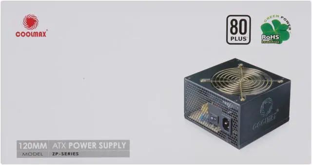 Alt view image 9 of 10 - COOLMAX ZP-480B 480 W ATX12V SLI Ready CrossFire Ready 80 PLUS Certified Active PFC Power Supply