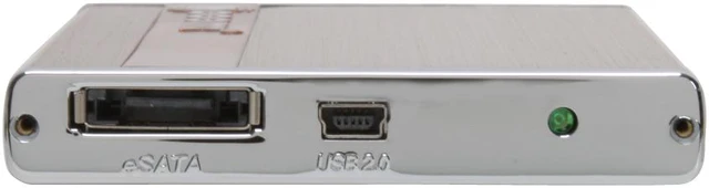 Alt view image 3 of 7 - COOLMAX HD-250C-eSATA Aluminum 2.5" Copper SATA USB & eSATA External Enclosure