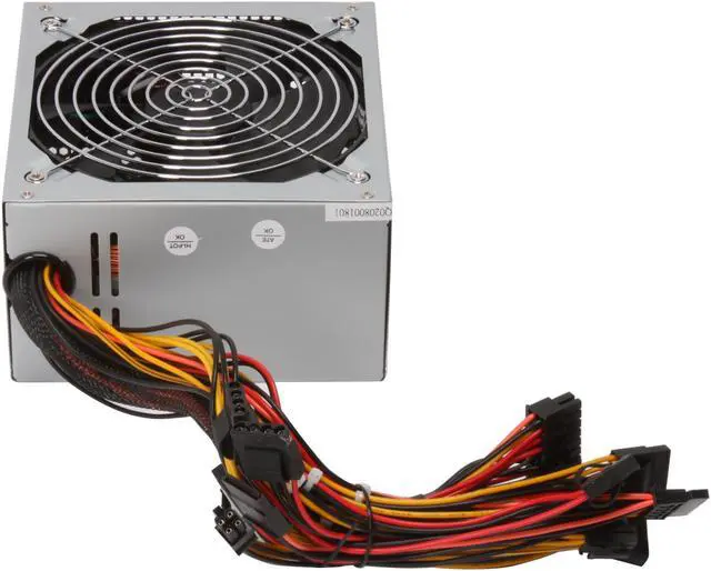 Alt view image 4 of 9 - COOLMAX V-600 600 W ATX12V version 2.2 Power Supply