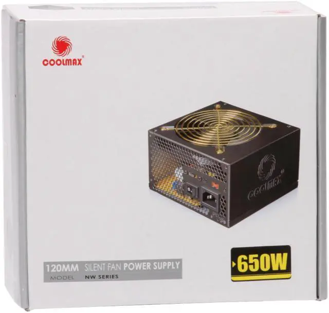 Alt view image 9 of 9 - COOLMAX NW-650B 650W ATX12V v2.2 SLI Ready / CrossFire Ready and Compatible with Core i3/i5/i7 Power Supply