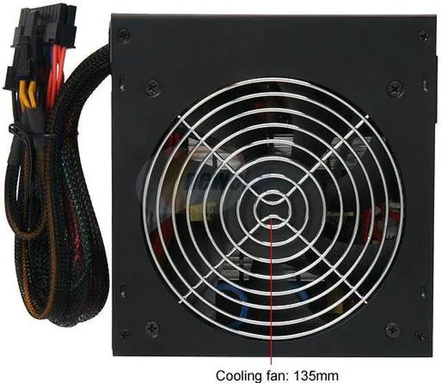 Alt view image 3 of 9 - COOLMAX CU-500B 500 W ATX 12V V2.2/EPS 12V V2.91 Modular Power Supply