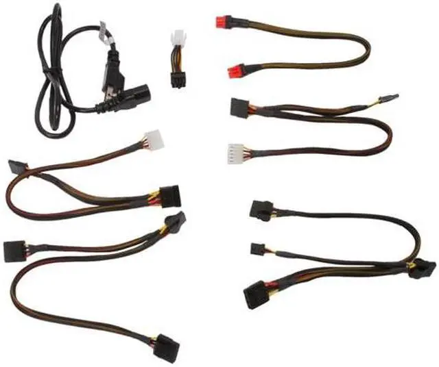 Alt view image 8 of 9 - COOLMAX CU-600B 600W ATX 12V v2.2 Modular and Compatible with Core i3/i5/i7 Power Supply