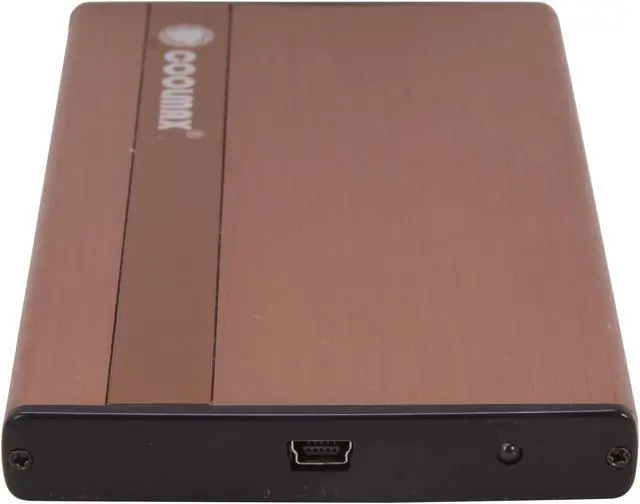 Alt view image 4 of 6 - COOLMAX HD-250BZ-U2 Aluminum 2.5" Copper SATA I/II USB 2.0 External Enclosure