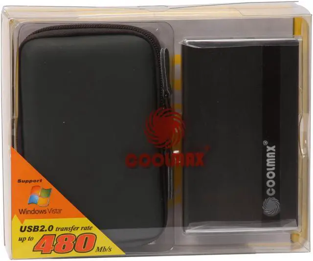 Alt view image 6 of 6 - COOLMAX HD-250TN-U2 Aluminum Alloy 2.5" Gray SATA I/II USB 2.0 External Enclosure