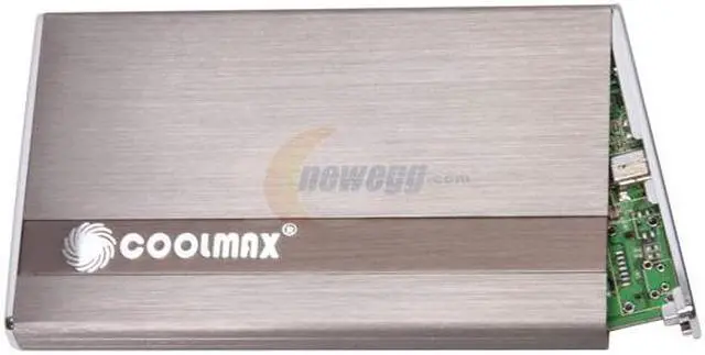 Alt view image 4 of 6 - COOLMAX HD-250TN-U2 Aluminum Alloy 2.5" Gray SATA I/II USB 2.0 External Enclosure