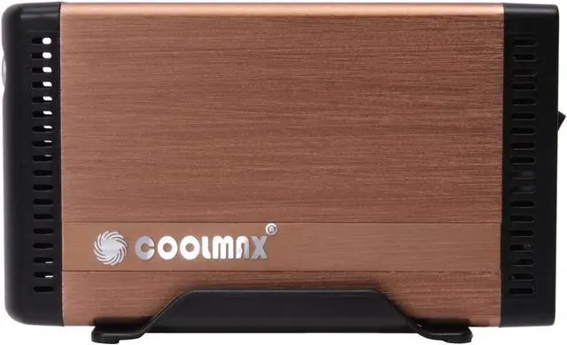 Alt view image 3 of 6 - COOLMAX HD-381BZ-U2 Aluminum 3.5" Copper SATA I/II USB 2.0 OTB Function External Enclosure