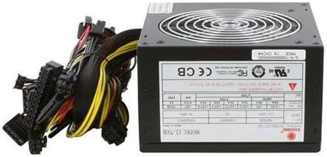 Alt view image 7 of 13 - COOLMAX CL-700B 700W ATX 12V v2.2 Compatible with Core i3/i5/i7 Power Supply