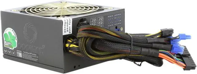 Alt view image 3 of 12 - COOLMAX ZP-1000B 1000W ATX 12V v2.3 / EPS12V V2.91 SLI / Crossfire ready / 3 way 80 PLUS BRONZE Certified Modular Active PFC and Compatible with Core i3/i5/i7 Power Supply