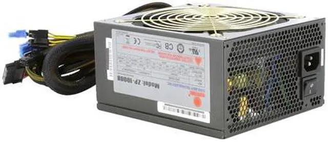 Alt view image 7 of 12 - COOLMAX ZP-1000B 1000W ATX 12V v2.3 / EPS12V V2.91 SLI / Crossfire ready / 3 way 80 PLUS BRONZE Certified Modular Active PFC and Compatible with Core i3/i5/i7 Power Supply