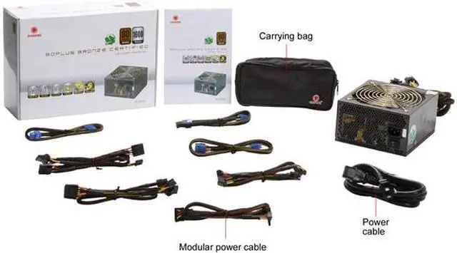 Alt view image 12 of 12 - COOLMAX ZP-1000B 1000W ATX 12V v2.3 / EPS12V V2.91 SLI / Crossfire ready / 3 way 80 PLUS BRONZE Certified Modular Active PFC and Compatible with Core i3/i5/i7 Power Supply