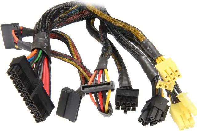 Alt view image 6 of 7 - Coolmax 1200W ATX12V v2.3 /EPS 12V v2.92 SLI Ready CrossFire Ready 80 PLUS GOLD Certified Modular Active PFC Compatible with Core i7 Power Supply