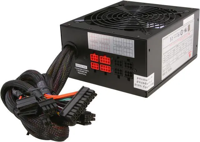 Alt view image 4 of 7 - COOLMAX ZU Series ZU-1000B 1000 W ATX12V / EPS12V SLI Ready CrossFire Ready 80 PLUS BRONZE Certified Modular Active PFC Power Supply