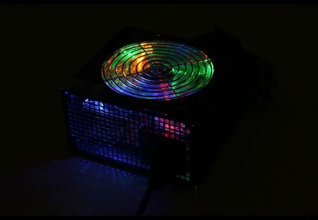 Alt view image 6 of 7 - Broadway Com Corp Okia-550-Blue 550 W ATX Power Supply