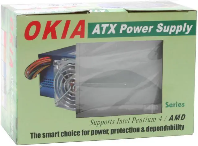 Alt view image 7 of 7 - Broadway Com Corp P4-OKIA-550-RB 550 W ATX 12V v2.2 SLI Ready CrossFire Ready Active PFC Power Supply