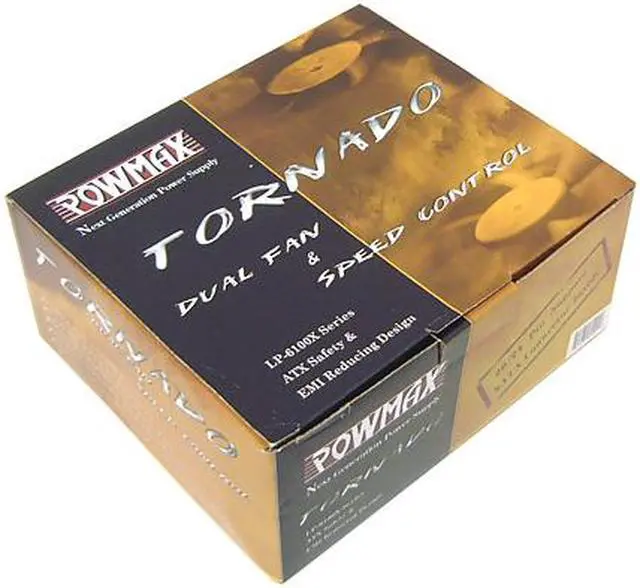 Alt view image 7 of 7 - POWMAX LP6100D 400 W ATX12V Power Supply