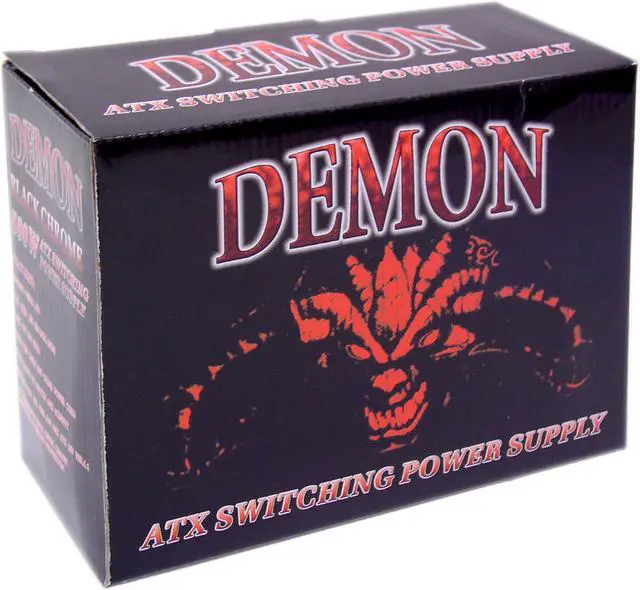Alt view image 8 of 8 - POWMAX Demon PSDE580 580 W ATX 2.03 Power Supply