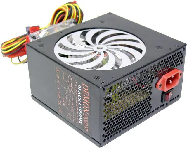 Alt view image 2 of 8 - POWMAX Demon PSDE580 580 W ATX 2.03 Power Supply
