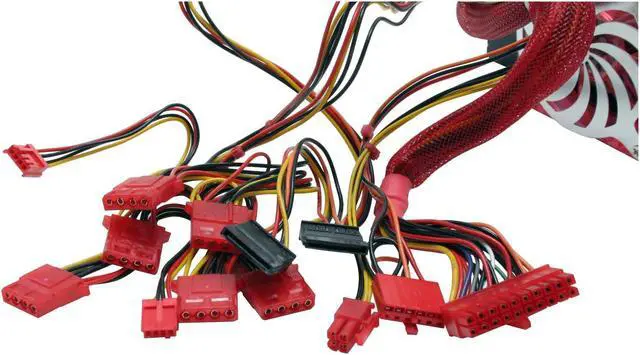 Alt view image 7 of 8 - POWMAX Demon PSDE580 580 W ATX 2.03 Power Supply